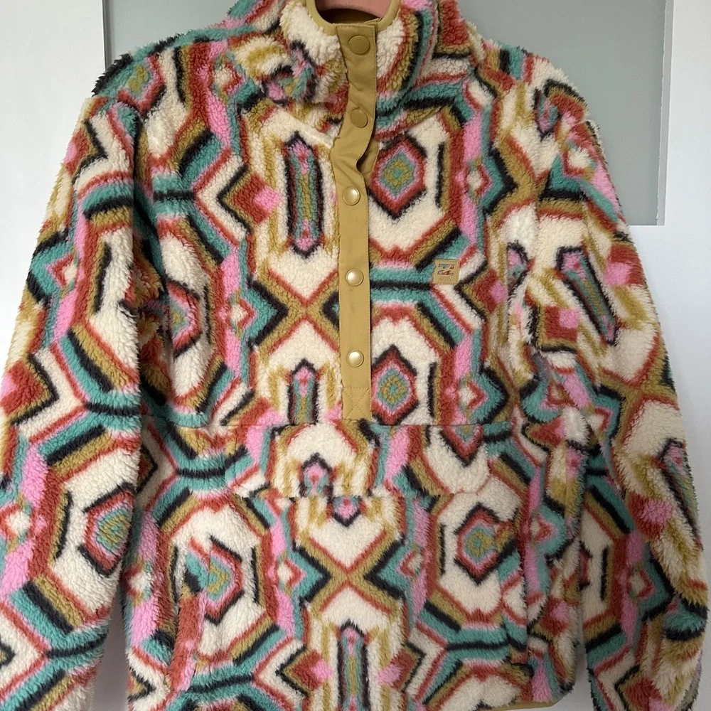 Billabong Fleece 1/4 snap - Picture 2 of 4